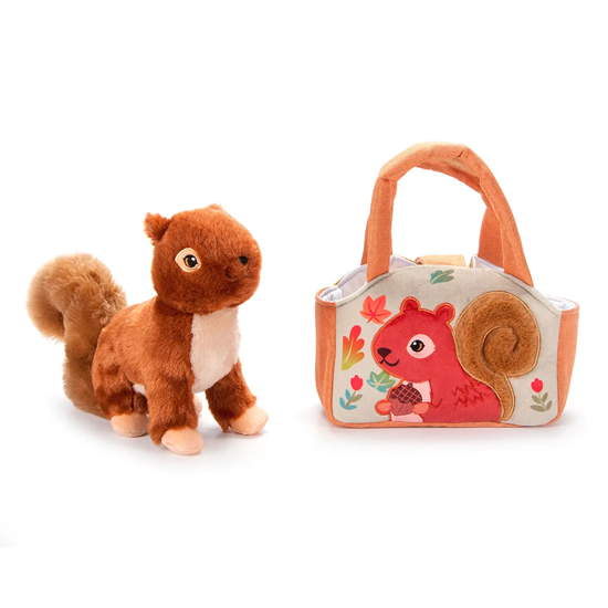 SQUIRREL PLUSH PURSE